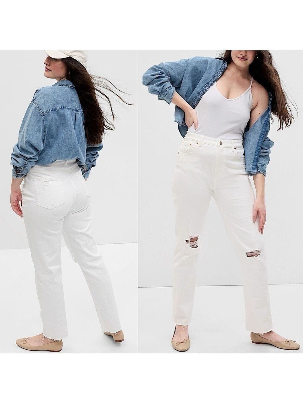 Gap High Rise Cheeky Straight Jeans - Picture 2 of 12
